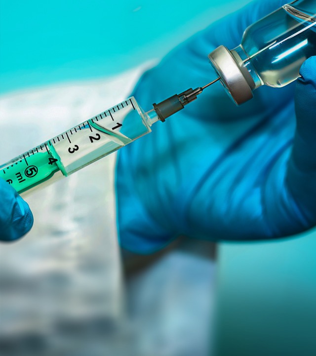 doctor with needle